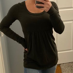 Michael Stars Olive Long Sleeve Top